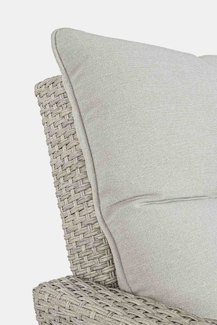 Conjunto Ariel sofá + 2 sillones + 2 taburetes + mesa