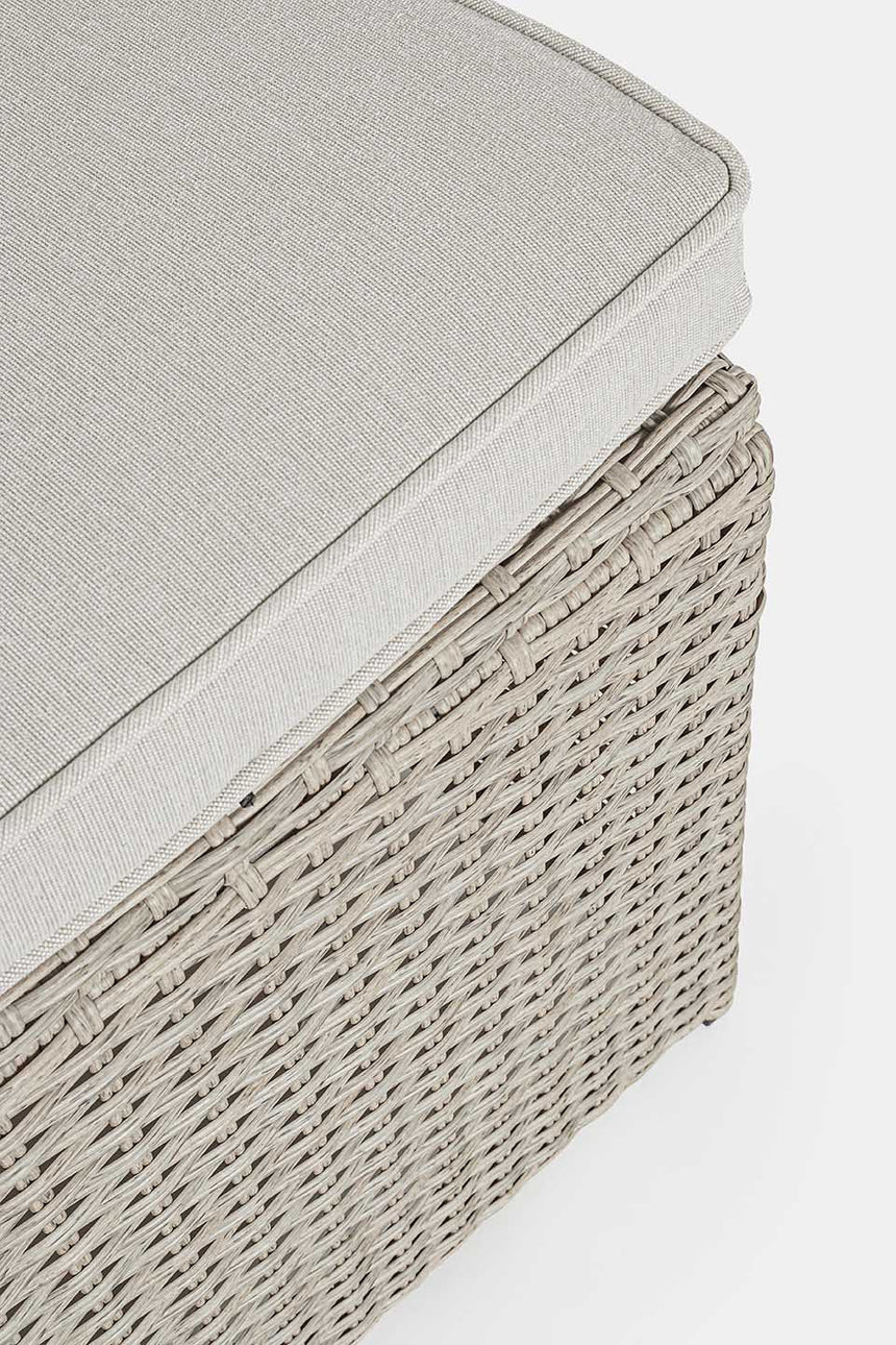 Conjunto Ariel sofá + 2 sillones + 2 taburetes + mesa