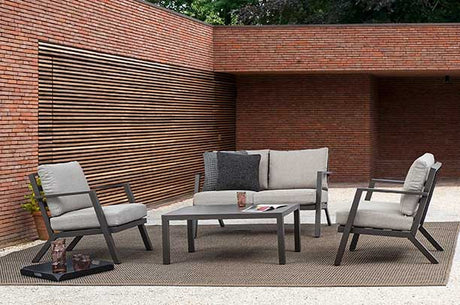 Conjunto Harley coffee, sofá + 2 butacas + mesa