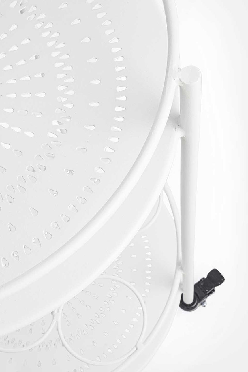 Mesa botellero Burton, color blanco