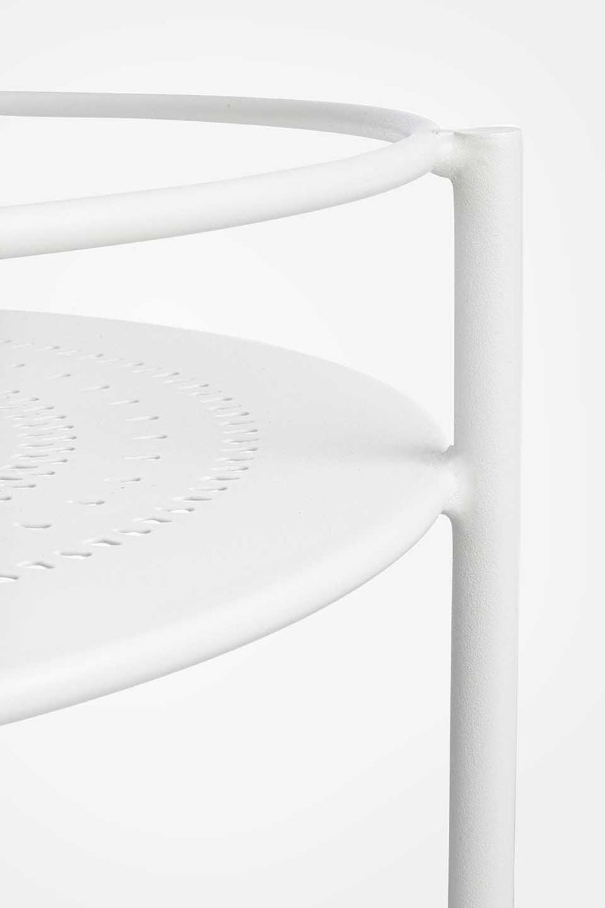 Mesa botellero Burton, color blanco