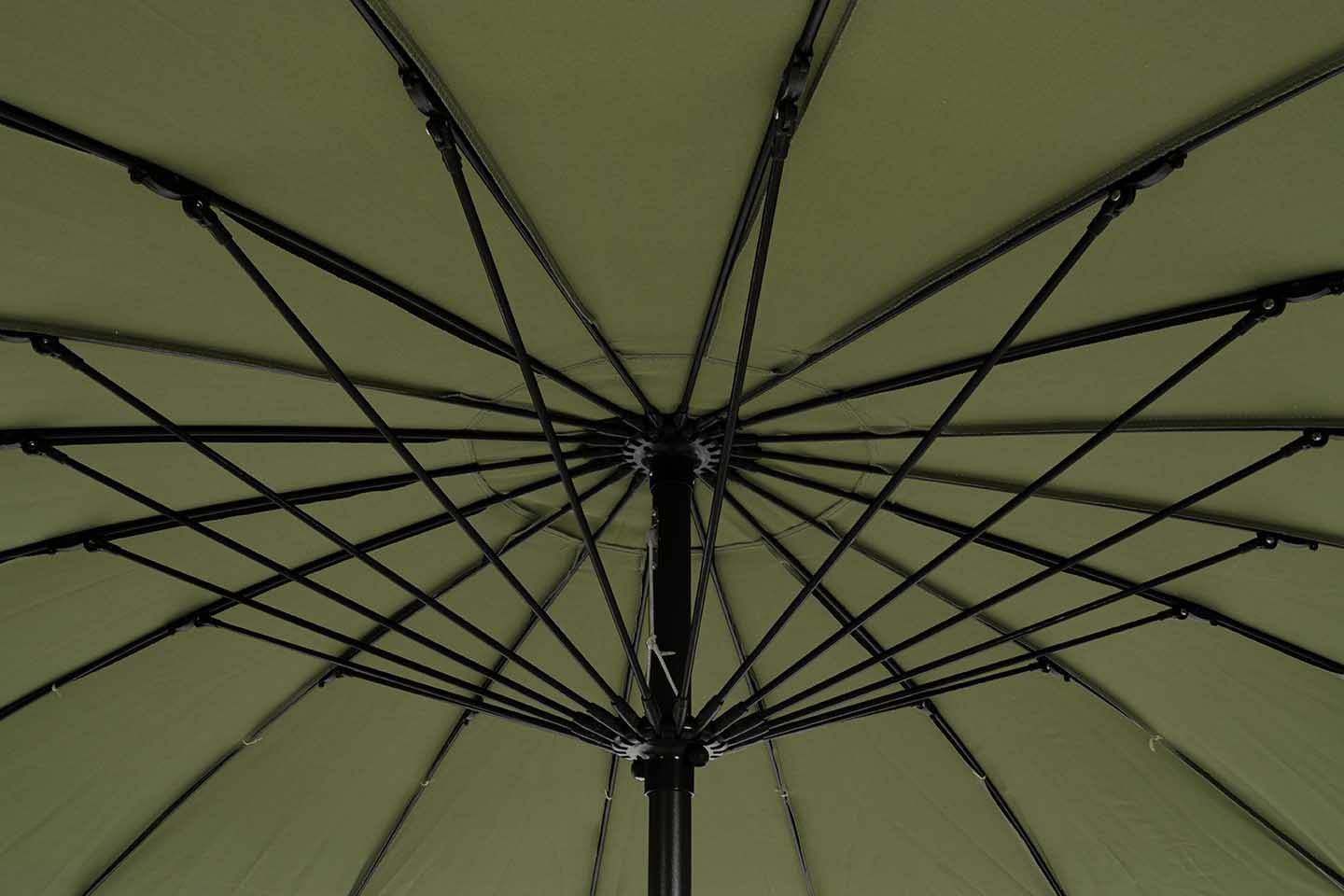 Parasol Atlanta Ø2.7m, color antracita-olive