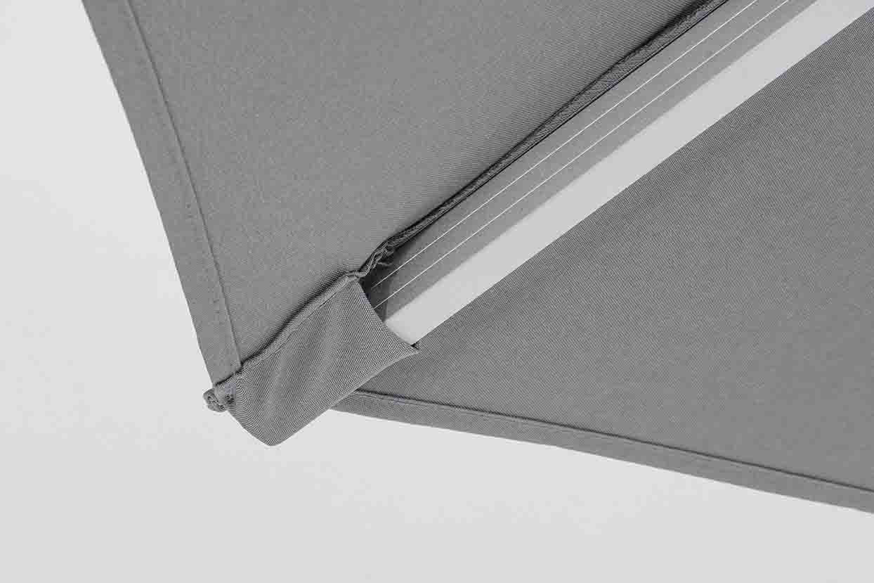Parasol Vienna Ø3m, color gris oscuro
