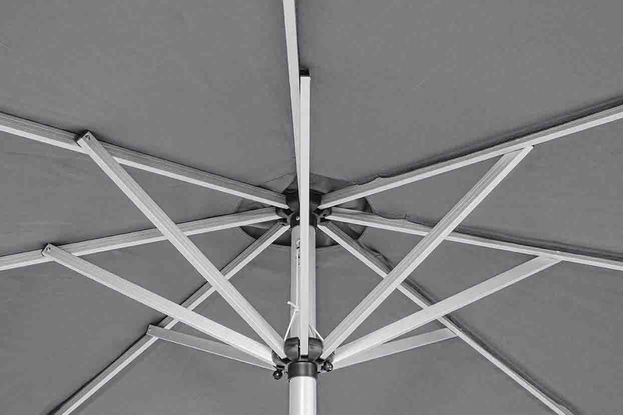 Parasol Vienna Ø3m, color gris oscuro