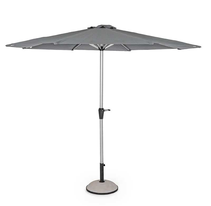 Parasol Vienna Ø3m, color gris oscuro