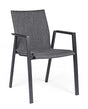 Silla con brazos Odeon, color antracita