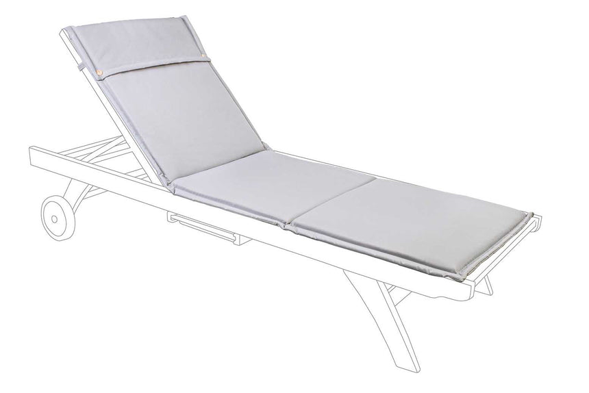 Cojín tumbona poly180, color visón