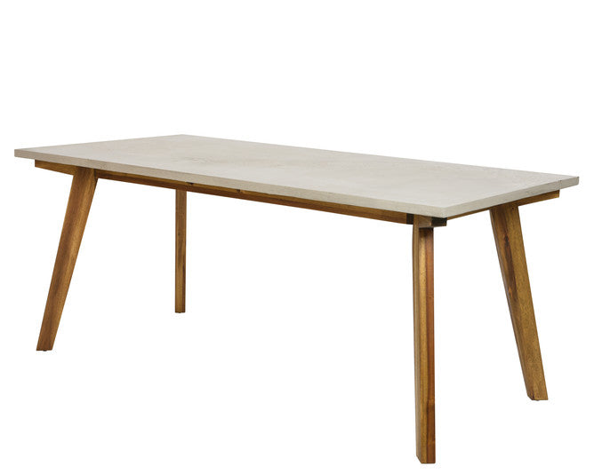 Mesa Ibiza 180x90, color gris