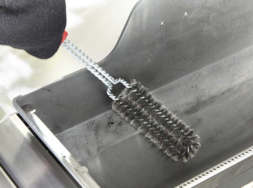 Cepillo para rejillas 46 cm inox
