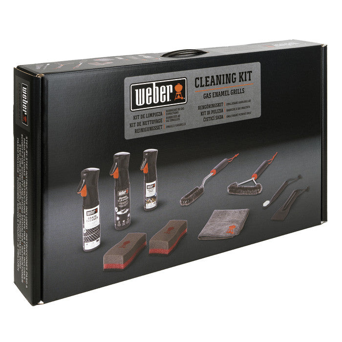 Kit de limpieza para barbacoas de gas Weber (exterior acero esmaltado)