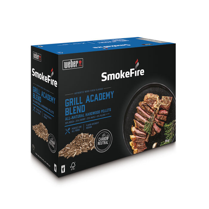 Pellets de madera naturales - Mezcla Grill Academy, 8 Kg
