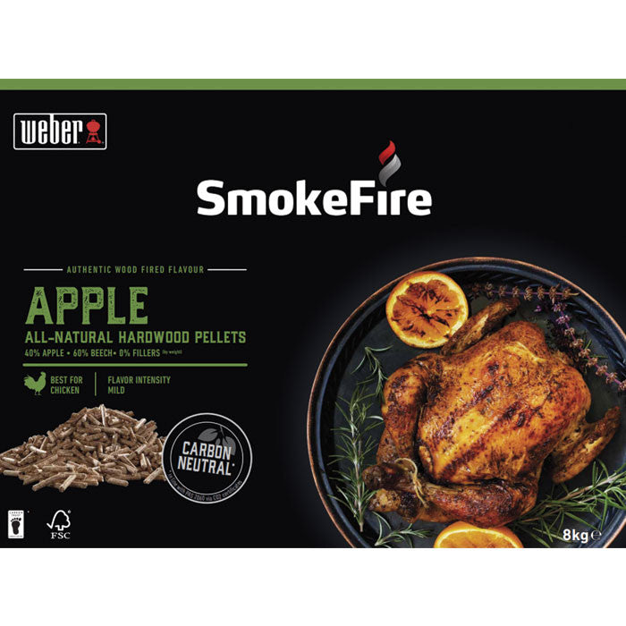 Pellets de madera naturales - Manzano, 8 Kg