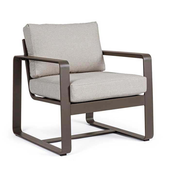 Conjunto Merrigan Coffee sofá + 2 sillones + mesa