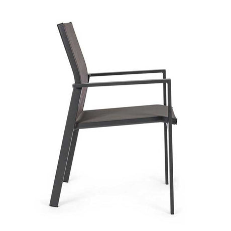 Silla con brazos Crozet Dark Antracita SJ61