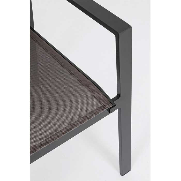 Silla con brazos Crozet Dark Antracita SJ61