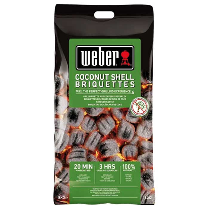Briquetas de coco Weber 4 Kg