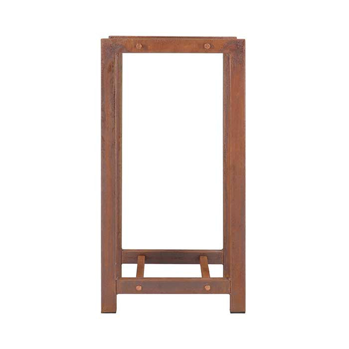 Almacenamiento de madera óxido M Esschert