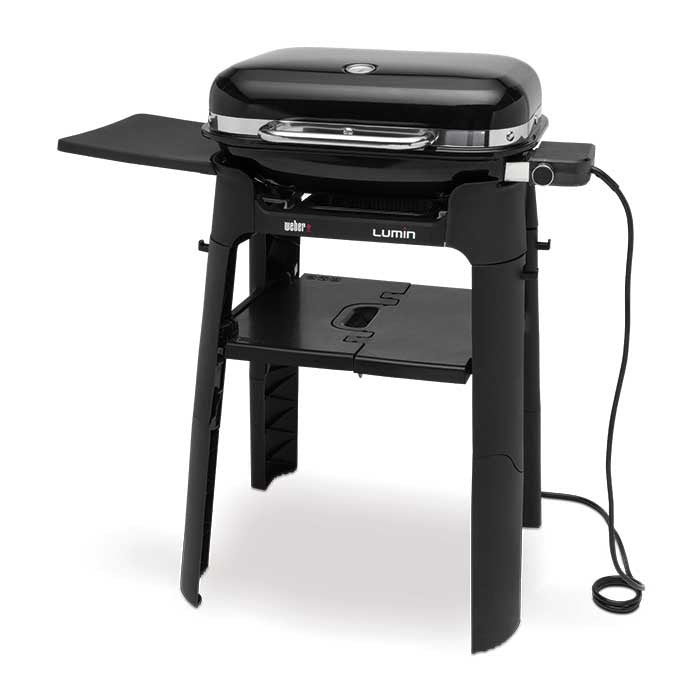 Barbacoa Weber electrica Lumin 2000 Black con Soporte