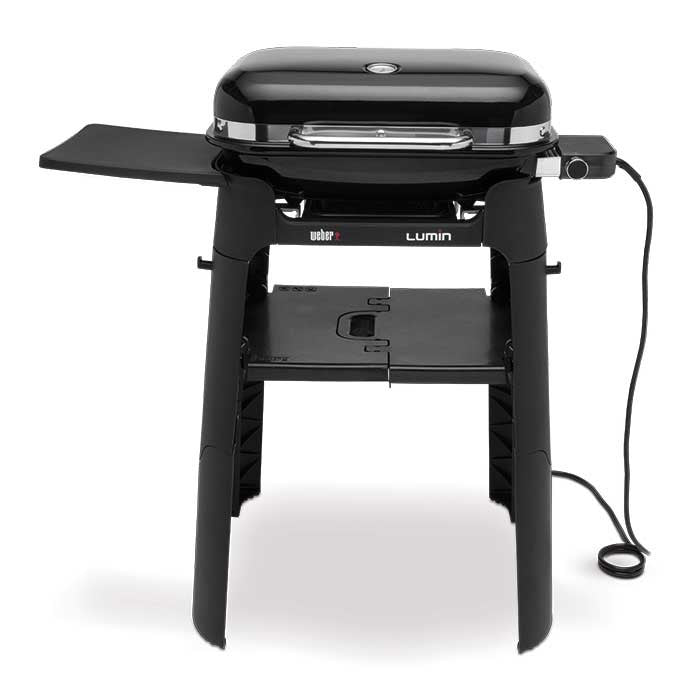 Barbacoa Weber electrica Lumin 2000 Black con Soporte