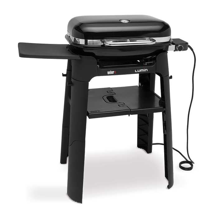 Barbacoa Weber electrica Lumin 2000 Black con Soporte