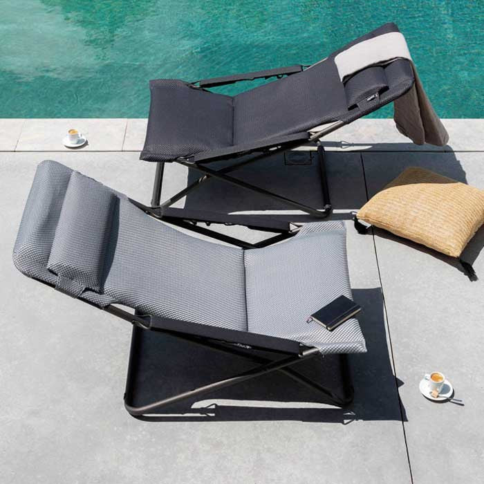 Tumbona Lafuma Transabed Be Comfort Dark Grey