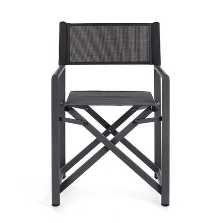 Silla director Taylor gris oscuro/antracita