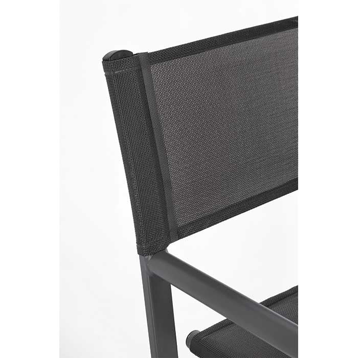 Silla director Taylor gris oscuro/antracita