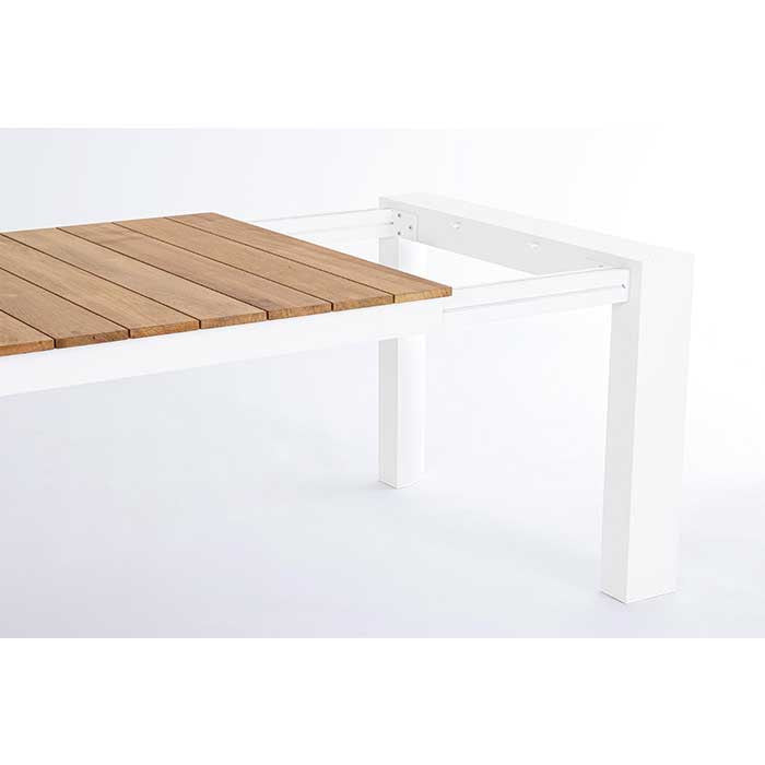 Mesa extensible Cameron 228/294X100 blanco GK50