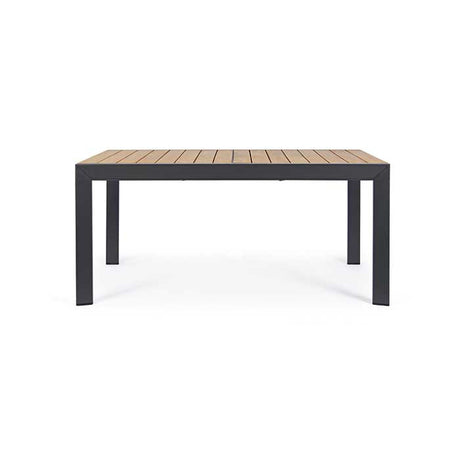 Mesa extensible Belmar 160-240X100 natural/antracita YK13