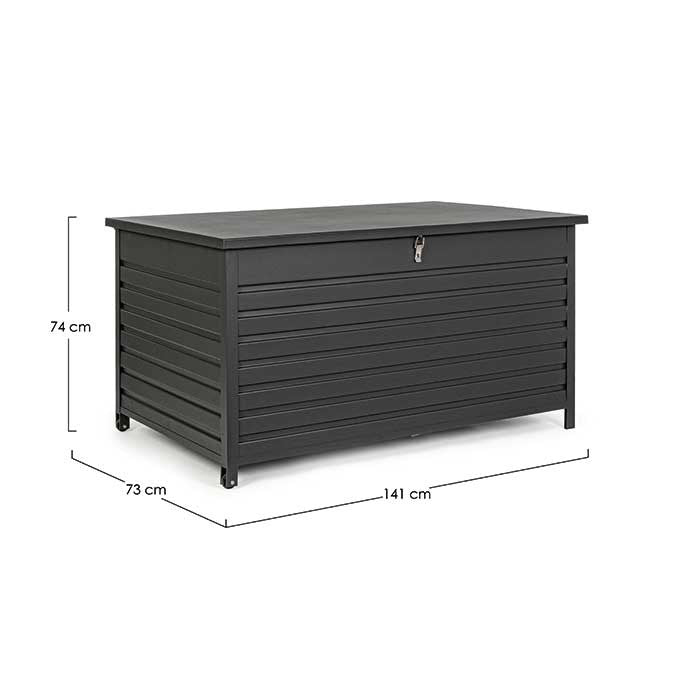 Baúl P-COJ con ruedas Atlantic antracita YK13 S