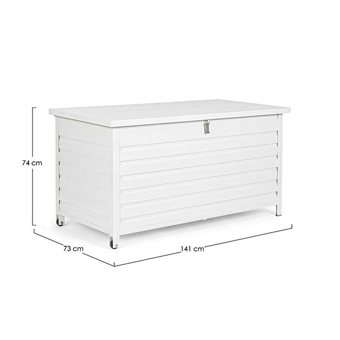 Baúl para COJ con ruedas Atlantic Blanco YK11 S