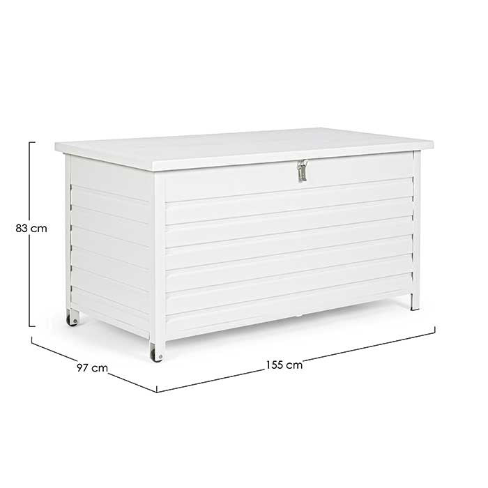 Baúl para COJ con ruedas Atlantic Blanco YK11 L