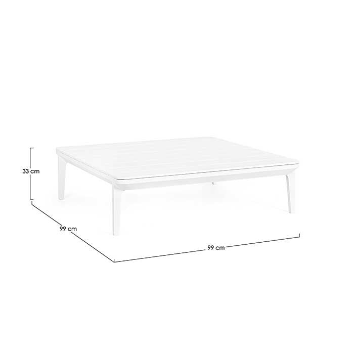 Conjunto lounge Matrix blanco 3 sofás + mesa