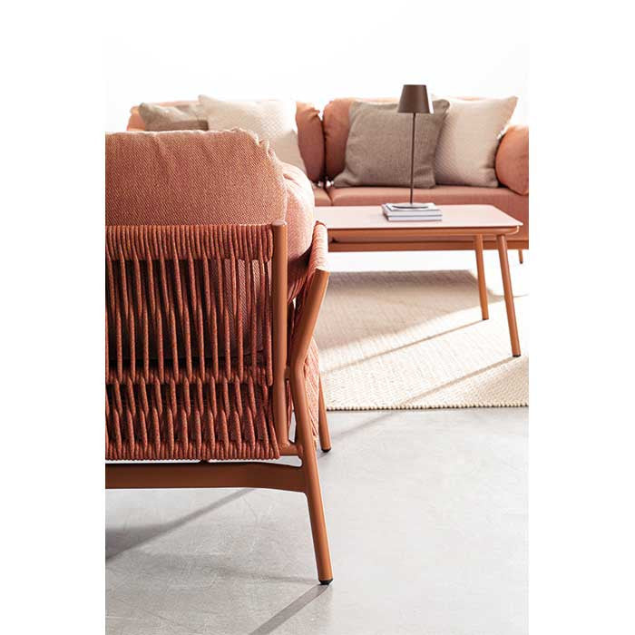 Conjunto Pardis Sierra sofá 2p + 2 sillones + mesita