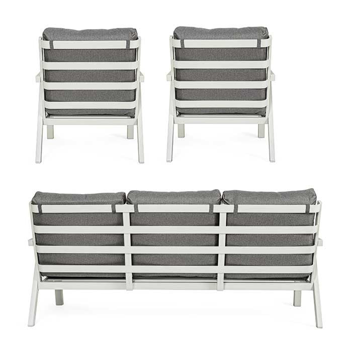 Conjunto Truman lunar sofá + 2 butacas + mesa