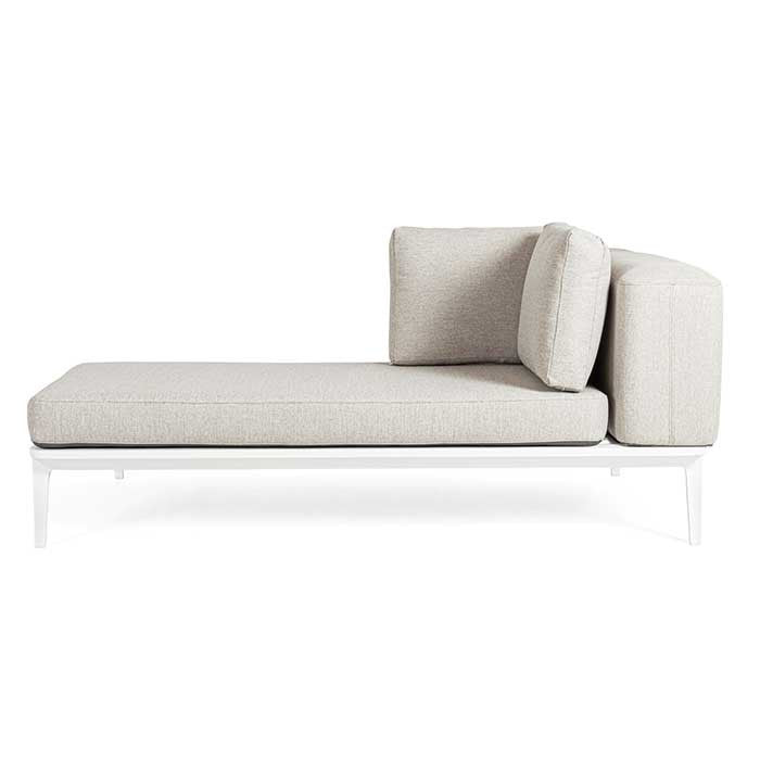 Conjunto lounge Matrix blanco 3 sofás + mesa