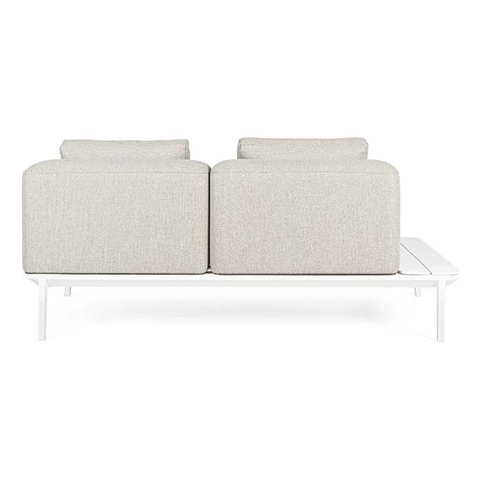 Conjunto lounge Matrix blanco 3 sofás + mesa