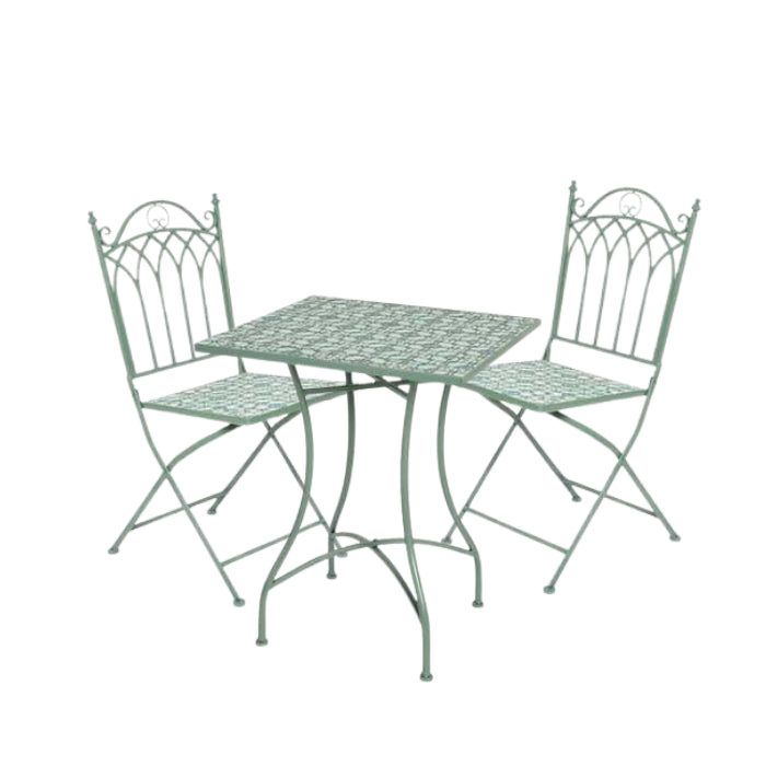 Conjunto Bistro Orleans mesa 58X58 + 2 sillas