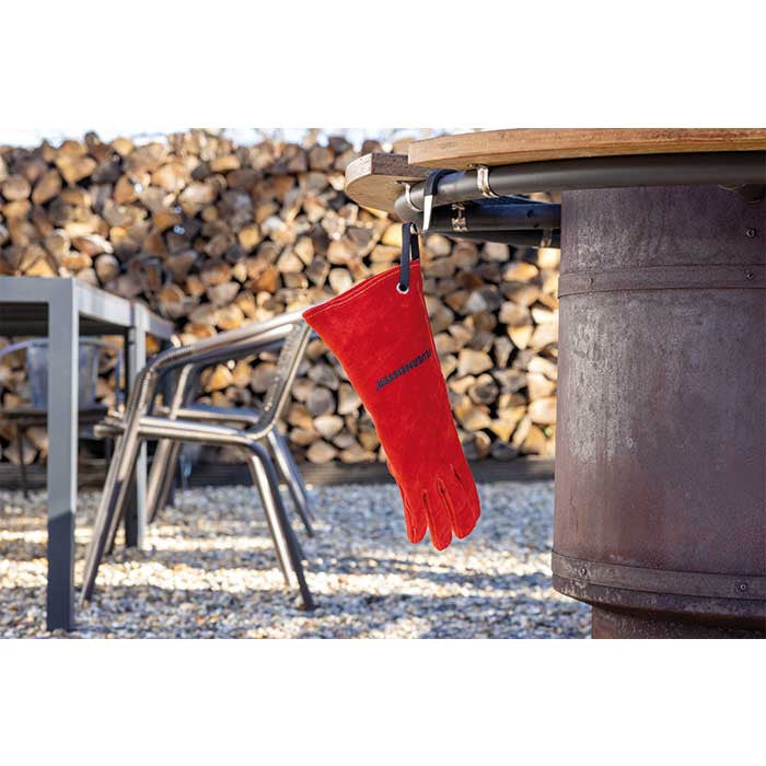 Guantes de piel rojos Feuermeister - Talla única