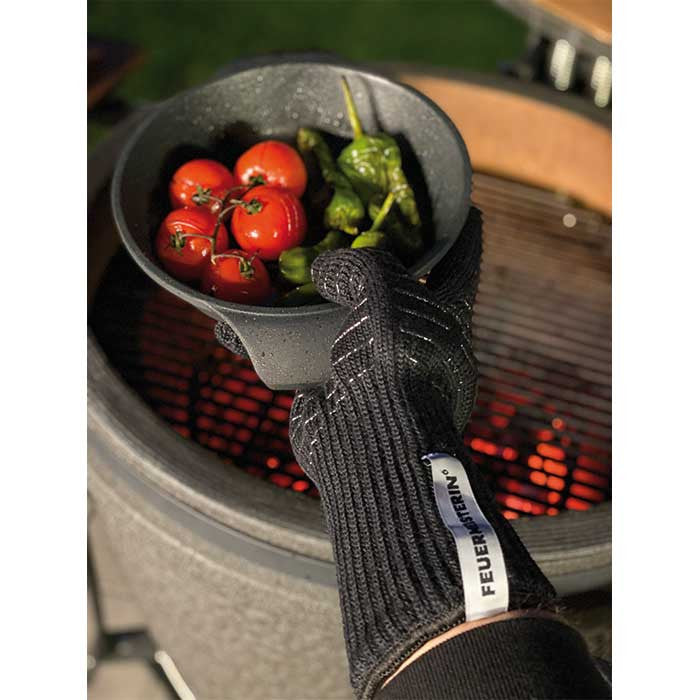 Guantes Feuermeister "Pretty As Hell", color negro