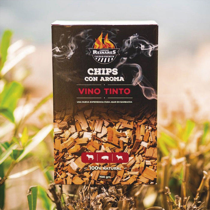 Chips de madera aroma vino tinto 700g