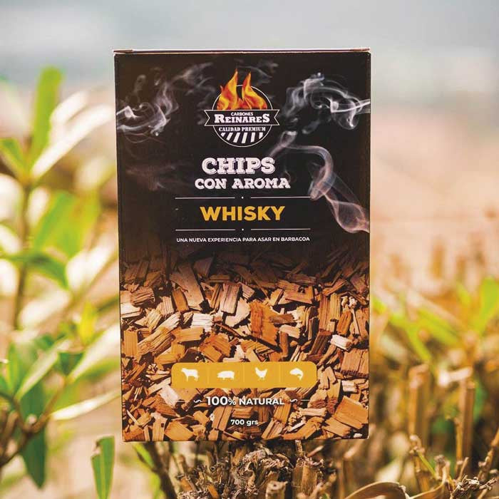 Chips de madera aroma whisky 700g