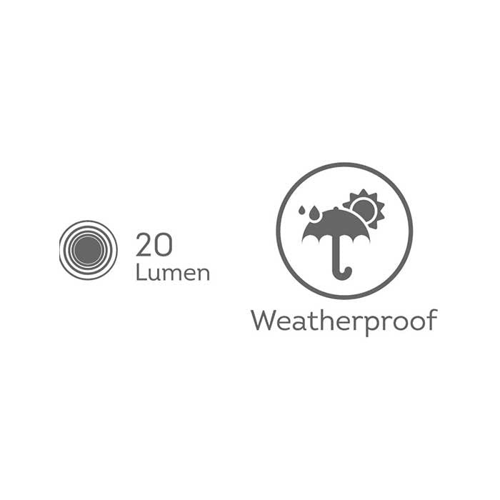 Lámpara solar para jardín, tramado de cuerda color beige, luz cálida