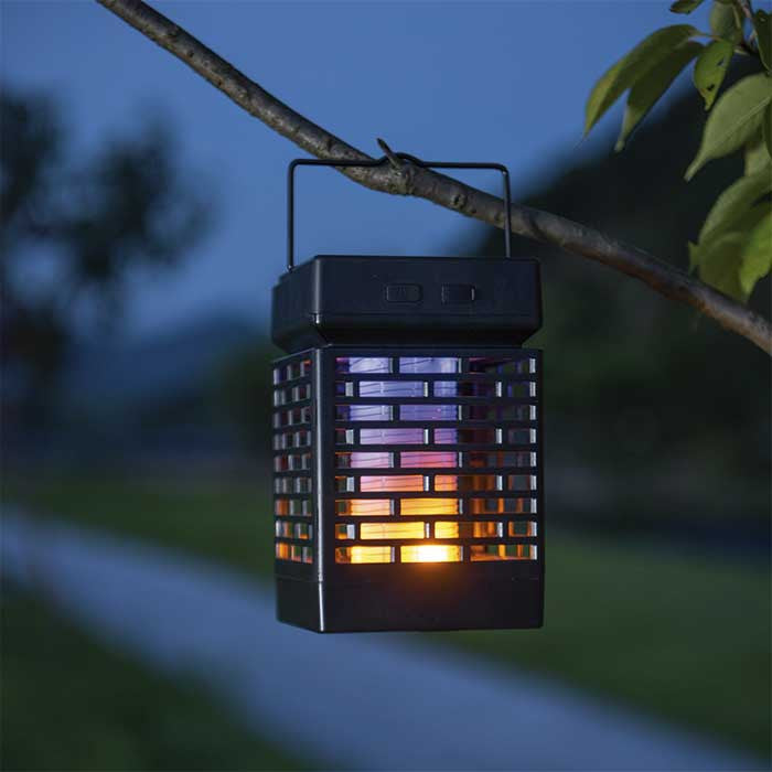 Lámpara solar elimina insectos 60 m2 exterior