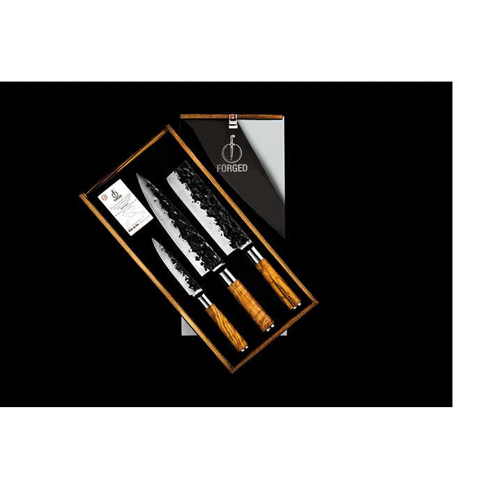 Juego de cuchillos Forged Olive - 3 piezas