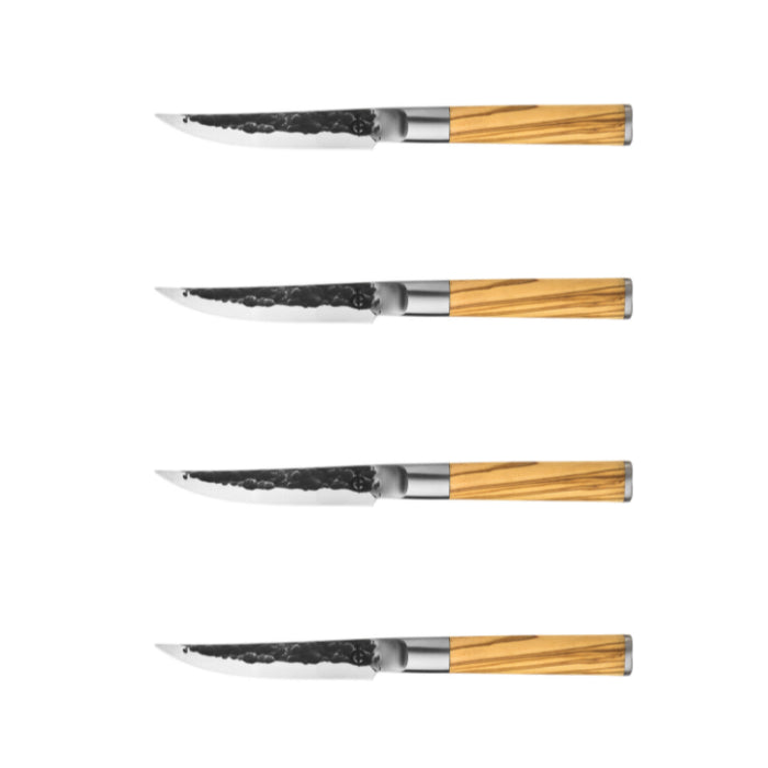 Cuchillos para bistec Forged Olive - juego de 4