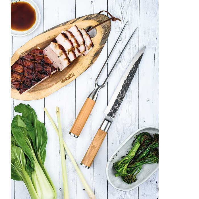 Tenedor para carne Forged Olive