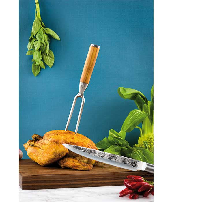 Tenedor para carne Forged Olive