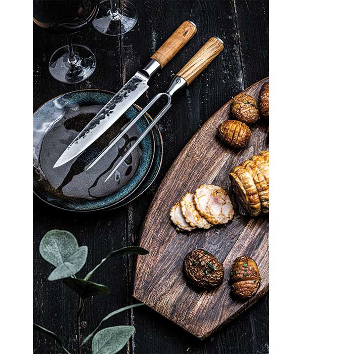 Tenedor para carne Forged Olive