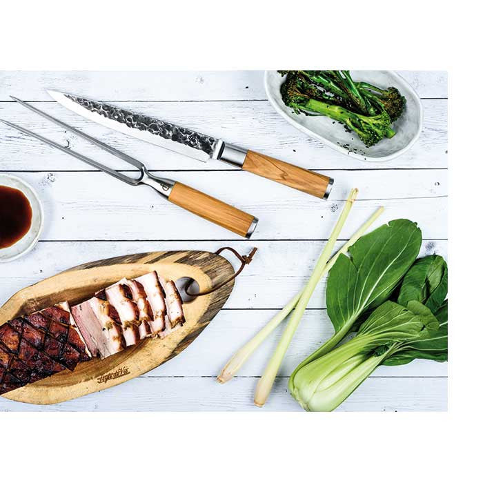 Tenedor para carne Forged Olive